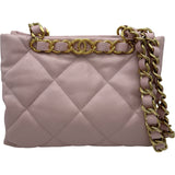 シャネル CHANEL マトラッセスモールショッピングバッグ AS3502 ピンク ゴールド金具 ラムスキン レディース ショルダーバッグ