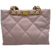 シャネル CHANEL マトラッセスモールショッピングバッグ AS3502 ピンク ゴールド金具 ラムスキン レディース ショルダーバッグ