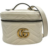 グッチ GUCCI GGマーモント2WAYショルダー 598594 ホワイト レザー レディース リュック・デイパック