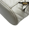 グッチ GUCCI GGマーモント2WAYショルダー 598594 ホワイト レザー レディース リュック・デイパック