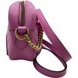 グッチ GUCCI GGマーモントカメラバッグ 448065 パープル レザー レディース ショルダーバッグ