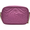 グッチ GUCCI GGマーモントカメラバッグ 448065 パープル レザー レディース ショルダーバッグ
