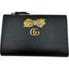 グッチ GUCCI GGマーモントウォレット 524300 ブラック レザー レディース 二つ折り財布