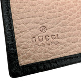 グッチ GUCCI GGマーモントウォレット 524300 ブラック レザー レディース 二つ折り財布