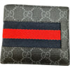 グッチ GUCCI シェリーウォレット 408826 グレー/ブラック GGスプリームキャンバス ユニセックス 二つ折り財布