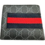 グッチ GUCCI シェリーウォレット 408826 グレー/ブラック GGスプリームキャンバス ユニセックス 二つ折り財布
