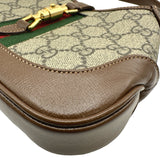 グッチ GUCCI ジャッキーミニハンド 637092 ブラウン GGスプリーム レディース ショルダーバッグ