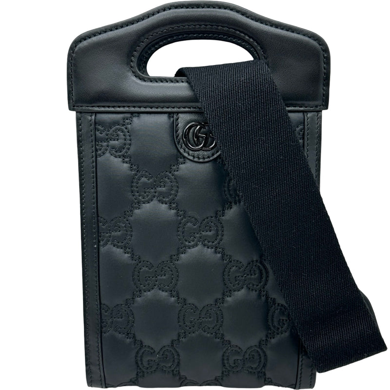 グッチ GUCCI ミニショルダー 723776 ブラック GGマトラッセ