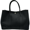 エルメス HERMES ガーデンパーティPM C刻印 ブラック シルバー金具 ネゴンダ レディース トートバッグ