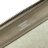 エルメス HERMES ジップタブレット D刻印 トゥルティエールグレー/シルバー金具 エバーカラー メンズ クラッチバッグ