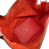 エルメス HERMES ピコタンロック PM A刻印 ルージュカザック シルバー金具 トリヨン レディース ハンドバッグ
