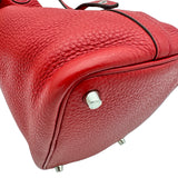 エルメス HERMES ピコタンロック PM A刻印 ルージュカザック シルバー金具 トリヨン レディース ハンドバッグ