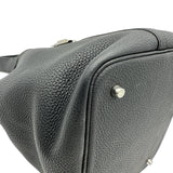 エルメス HERMES ピコタンロック MM ブラック シルバー金具 トリヨン レディース ハンドバッグ