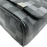 ルイ・ヴィトン LOUIS VUITTON ディストリクトPM N40072 ネイビー グラフィット・ピクセル メンズ ショルダーバッグ