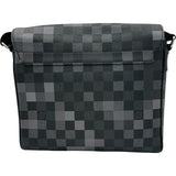 ルイ・ヴィトン LOUIS VUITTON ディストリクトPM N40072 ネイビー グラフィット・ピクセル メンズ ショルダーバッグ