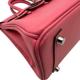 エルメス HERMES バーキン25 W刻 ローズアザレ シルバー金具 スイフト レディース ハンドバッグ