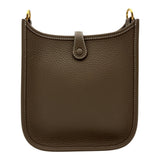 エルメス HERMES エヴリン TPM W刻 エトゥープ/ゴールド金具 トリヨン レディース ショルダーバッグ