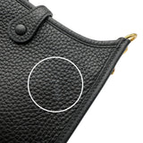 エルメス HERMES エヴリンTPM W刻 ブラック ゴールド金具 トリヨンクレマンス レディース ショルダーバッグ