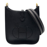 エルメス HERMES エヴリンTPM W刻 ブラック ゴールド金具 トリヨンクレマンス レディース ショルダーバッグ