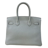 エルメス HERMES バーキン30 W刻 グリネヴェ ゴールド金具 トゴ レディース ハンドバッグ