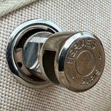 エルメス HERMES エールバッグアドPM □B刻 ベージュ/ゴールド トワル/レザー レディース リュック・デイパック