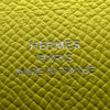 エルメス HERMES カルヴィ ヴェルソ B刻 オレンジ/ライム エプソン レディース カードケース