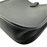 エルメス HERMES エヴリン TPM W刻 ブラック シルバー金具 トリヨン レディース ショルダーバッグ
