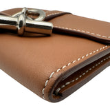 エルメス HERMES グレナンコンパクト W刻 ゴールド シルバー金具 スイフト レディース コインケース