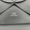 エルメス HERMES カルヴィ デュオ B刻印 ブラック シルバー金具 エプソン レディース カードケース