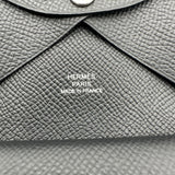 エルメス HERMES カルヴィ デュオ B刻印 ブラック シルバー金具 エプソン レディース カードケース