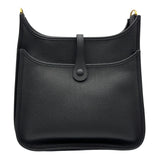エルメス HERMES エヴリン3 PM K刻 ブラック ゴールド金具 トリヨン レディース ショルダーバッグ