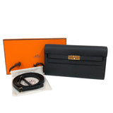 エルメス HERMES ケリートゥーゴー B刻 ブラック/ゴールド金具 エプソン レディース ショルダーバッグ