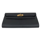 エルメス HERMES ケリートゥーゴー B刻 ブラック/ゴールド金具 エプソン レディース ショルダーバッグ