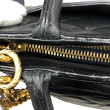 シャネル CHANEL 復刻トート A01804 ブラック ゴールド金具 ラムスキン レディース ハンドバッグ
