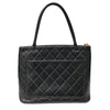 シャネル CHANEL 復刻トート A01804 ブラック ゴールド金具 ラムスキン レディース ハンドバッグ