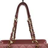 シャネル CHANEL GSTチェーントートバッグ A50995 9番台 ピンク ゴールド金具 キャビアスキン レディース トートバッグ