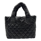 シャネル CHANEL コココクーントートPM A48610 15番台 ブラック ナイロン レディース トートバッグ