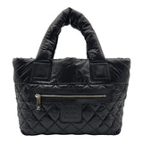 シャネル CHANEL コココクーントートPM A48610 15番台 ブラック ナイロン レディース トートバッグ