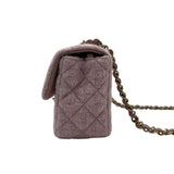 シャネル CHANEL ミニマトラッセ20 A69900 ピンク ゴールド金具 ツイード レディース ショルダーバッグ