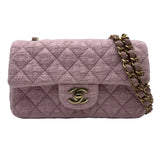 シャネル CHANEL ミニマトラッセ20 A69900 ピンク ゴールド金具 ツイード レディース ショルダーバッグ