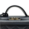 シャネル CHANEL CCフィリグリーバニティバッグ A93343 25番台 ネイビー ゴールド金具 キャビアスキン レディース ショルダーバッグ