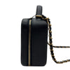 シャネル CHANEL CCフィリグリーバニティバッグ A93343 25番台 ネイビー ゴールド金具 キャビアスキン レディース ショルダーバッグ