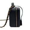 シャネル CHANEL CCフィリグリーバニティバッグ A93343 25番台 ネイビー ゴールド金具 キャビアスキン レディース ショルダーバッグ