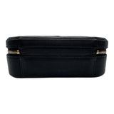 シャネル CHANEL CCフィリグリーバニティバッグ A93343 25番台 ネイビー ゴールド金具 キャビアスキン レディース ショルダーバッグ