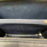 シャネル CHANEL CCフィリグリーバニティバッグ A93343 25番台 ネイビー ゴールド金具 キャビアスキン レディース ショルダーバッグ