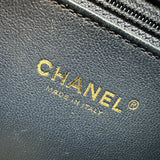 シャネル CHANEL CCフィリグリーバニティバッグ A93343 25番台 ネイビー ゴールド金具 キャビアスキン レディース ショルダーバッグ