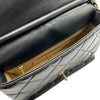シャネル CHANEL マトラッセ ロゴチェーン スモールフラップバッグ AS5011 ブラック ゴールド金具 AS5011 レディース ショルダーバッグ