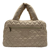 シャネル CHANEL コココクーン ボストンバッグ A47205 13番台 ゴールド ゴールド金具 ラムスキン レディース ボストンバッグ