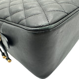 シャネル CHANEL マトラッセ2WAYバニティケース A57906 26番台 ブラック ゴールド金具 ラムスキン レディース ショルダーバッグ