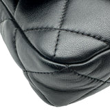 シャネル CHANEL マトラッセ ミニフラップ バッグ AS3214 ブラック ゴールド金具 ラムスキン レディース ショルダーバッグ